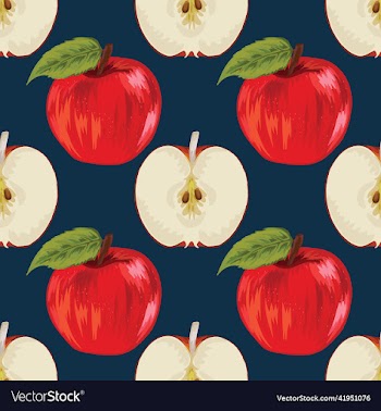 fruits drawing seamless background