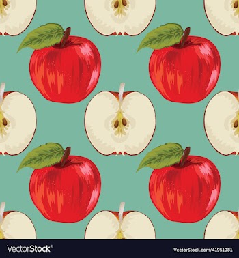 fruits drawing seamless background