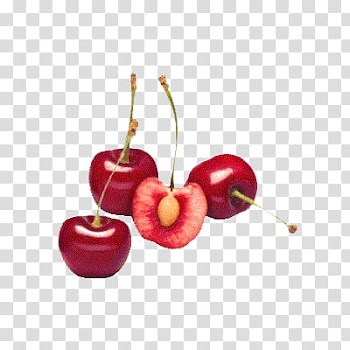 Fruits, four cherry transparent background PNG clipart