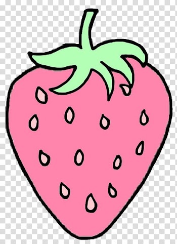 Fruits Frutas , pink strawberry transparent background PNG clipart