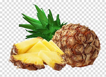 Fruits, pineapple transparent background PNG clipart