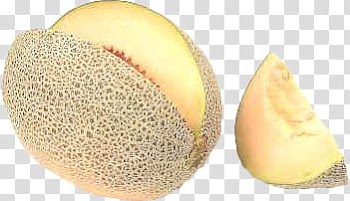 Fruits  ping s, sliced cantaloupe melon transparent background PNG clipart