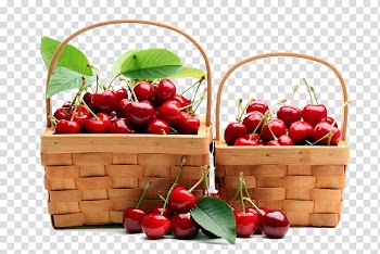 Frutti di bosco Cherry Fruit Basket , Cherry transparent background PNG clipart