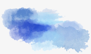 Ftestickers Art Watercolor Paint Brushstrokes Blue - Png Mancha De ...