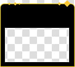 FU Gallery Folder Icon MM Theme, [FU] Gallery Folder MM-Theme, black and yellow framed illustration transparent background PNG clipart