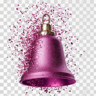 Fuchsia Matte Christmas Bell: A Stunning Holiday Accent Fuchsia Matte Christmas Bell: A Stunning Holiday Accent