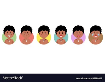 fuji avatar with various expression