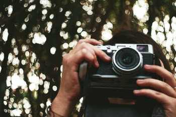 Fujifilm digital camera photography woman taking a photo 