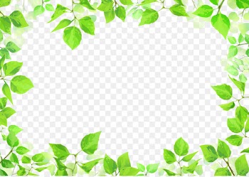 Fukuoka u30e9u30a4u30d6u30cfu30a6u30b9 u30e9u30a4u30c8 Jimdo GmbH Beauty Parlour - Green leaves border frame corners 