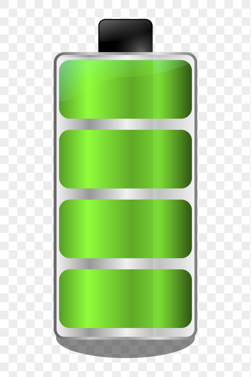 Full battery png sticker illustration, | Free PNG - rawpixel