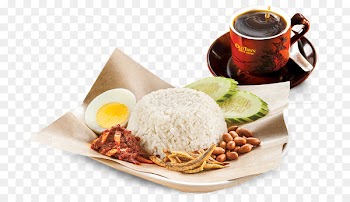Full breakfast Cooked rice Coffee Malaysian cuisine - western breakfast 