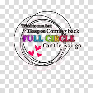 Full Circle, round white and black frames with text overlay illustration transparent background PNG clipart
