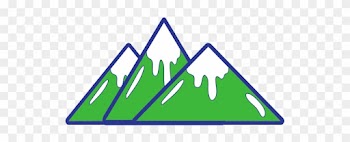 Full Color Natural Mountains With Snow In The Tip Design - Full Color Natural Mountains With Snow In The Tip Design