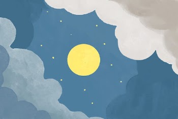 Full moon cloudy night sky | Free PSD - rawpixel