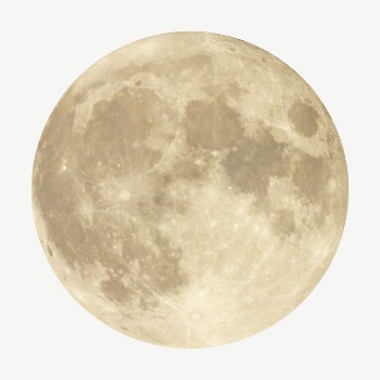Full moon collage element psd | Free PSD - rawpixel