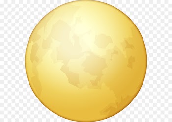Full moon Emoji Lunar phase - moon clipart 