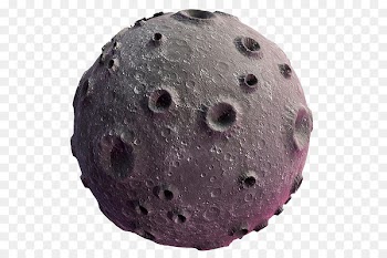 Full moon Impact crater Illustration - Stone Planet 