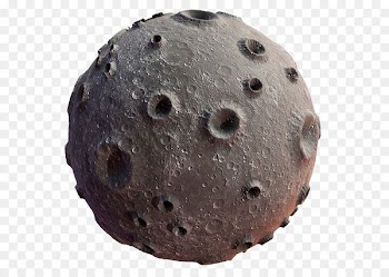 Full moon Impact crater Planet Illustration - Planet 