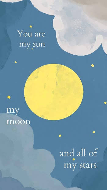 Full moon instagram story template | Free Vector Template - rawpixel
