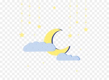 Full moon Mid-Autumn Festival Cloud - Vector on the moon 