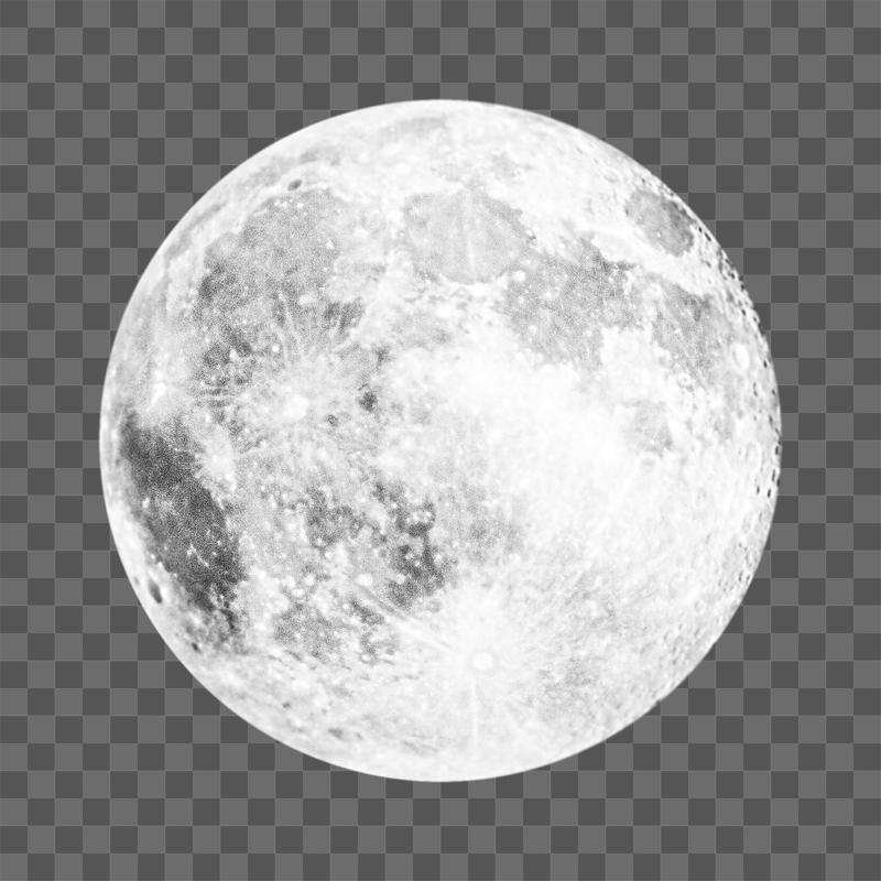 Full moon png sticker, transparent | Free PNG - rawpixel