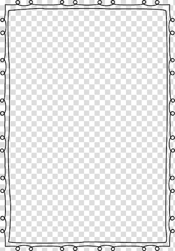 Full, rectangular black frame transparent background PNG clipart