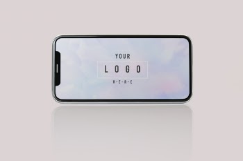 Full screen smartphone mockup design Free Psd