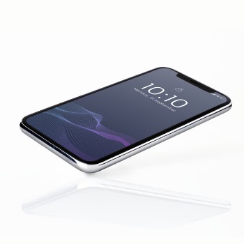 Full screen smartphone mockup design Free Psd