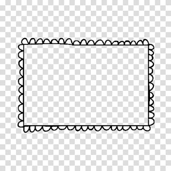 Full, white frame illustration transparent background PNG clipart