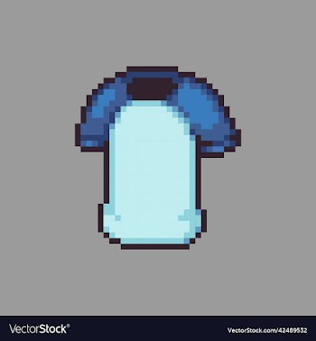 fully editable t-shirt pixel art
