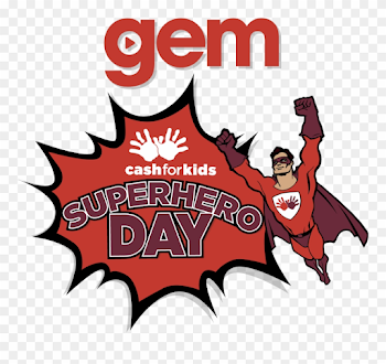 Fundraising Clipart Transparent - Key 103 Superhero Day - Png ...