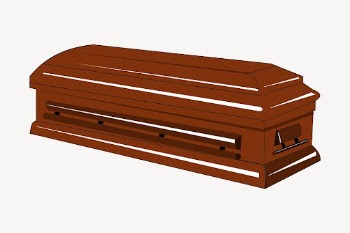 Funeral casket collage element, coffin | Free PSD - rawpixel