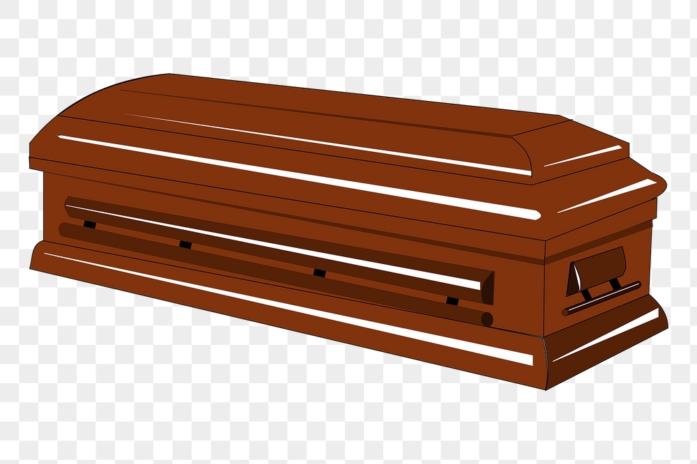 Funeral casket png sticker, coffin | Free PNG - rawpixel