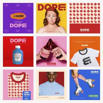 Funky branding Instagram post template, | Free Vector - rawpixel