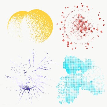 Funky color coronavirus cell design element set | Free  transparent png - 2318920