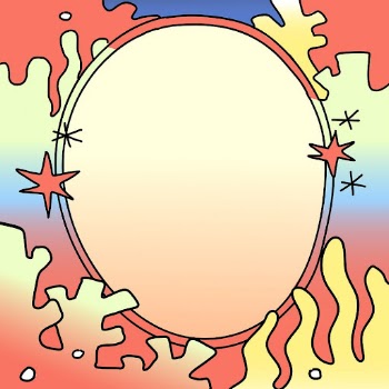 Funky frame, abstract underwater illustration | Free Vector - rawpixel