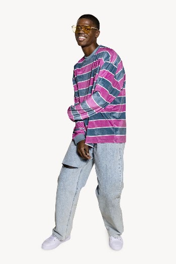 Funky man in colorful sweater | Free Photo - rawpixel