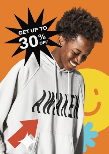 Funky Memphis poster editable template, | Free Vector Template - rawpixel