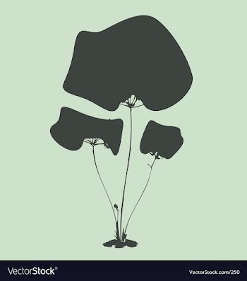 Funky mushroom vector image