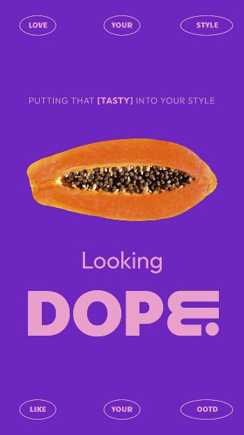 Funky papaya Instagram story template, | Free Vector Template - rawpixel