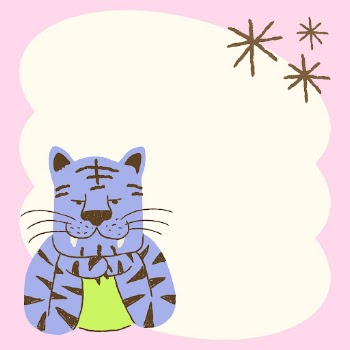 Funky tiger frame background, purple | Free Photo - rawpixel
