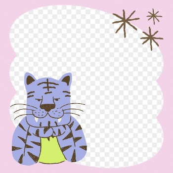 Funky tiger png frame, transparent | Free PNG - rawpixel