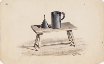 Funnel and measure on a stool, | Free Photo - rawpixel