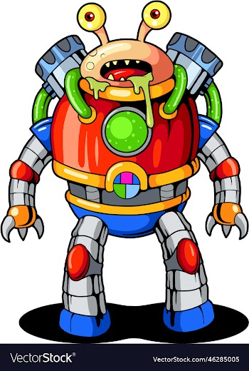 funny alien monster