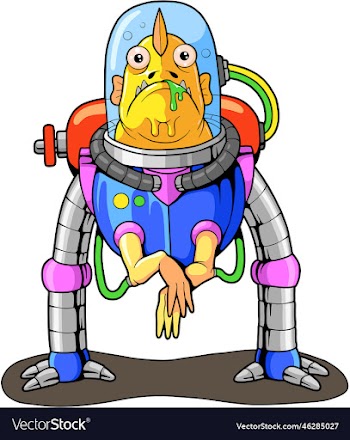 funny alien monster