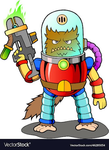 funny alien monster