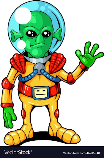 funny alien monster