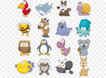 Funny animal Clip art - Q version animal vector Collection 