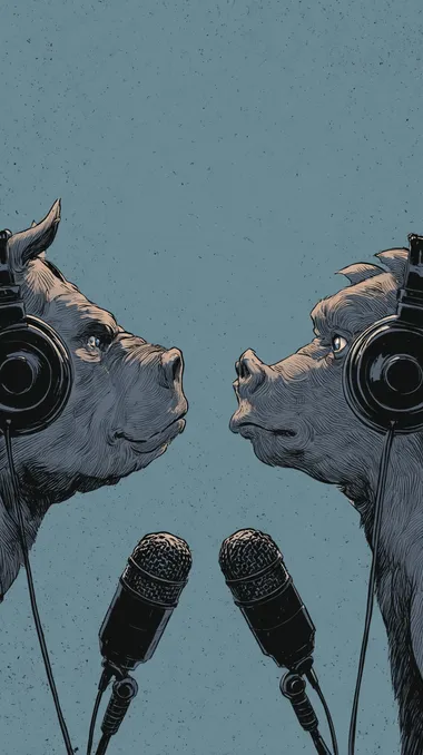 Funny Animals Podcast Scene Funny Animals Podcast Scene
