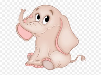 Funny Baby Elephant Images Cliparts - Funny Cartoon Baby Elephant